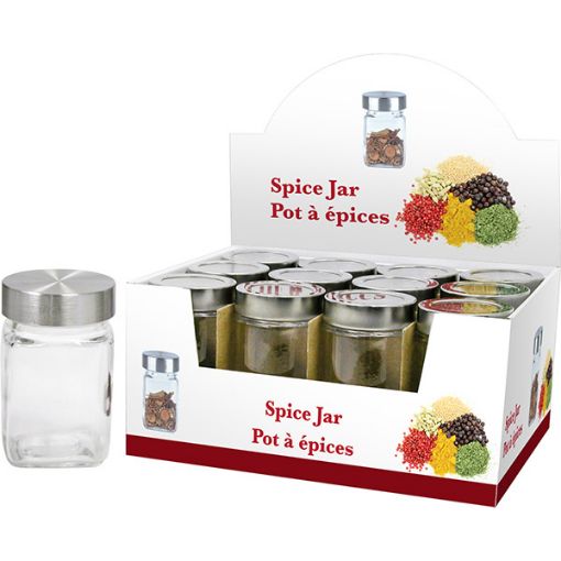 Picture of Jar With Metal Lid - No 075285