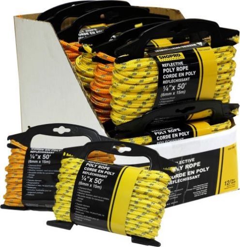 Picture of Rope Pp Reflective 1-4inX50ft (12) - No R001520