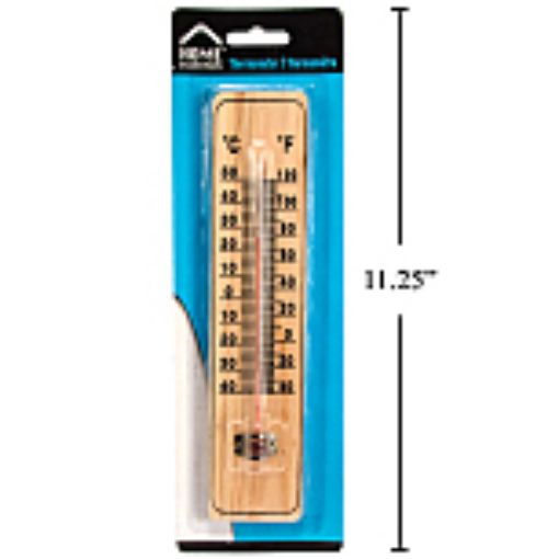 Picture of Wooden Thermometer 8.75in - No 83579