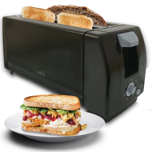 Picture of Toaster 4 Slice Long, Black - No ATS772