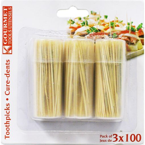 Picture of Toothpick 3Pk X 100Pcs - No 074836