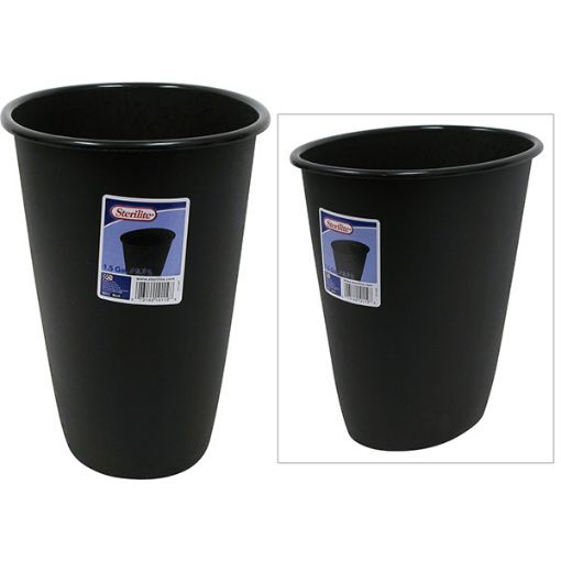 Picture of Wastebasket 1.5 Gallon Oval Black - No 10119012
