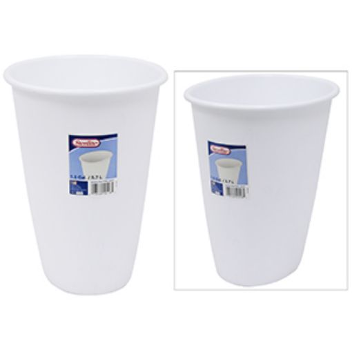 Picture of Wastebasket 1.5Gallon Oval White - No 10118012