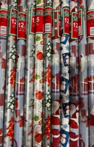 Picture of Christmas Paper Wrap Roll 30inX60in - No 77202B