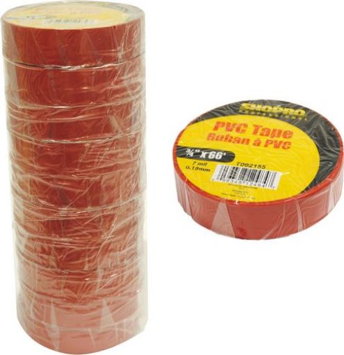 Picture of Electrical Tape 3-4inX66ft Red - No T002155
