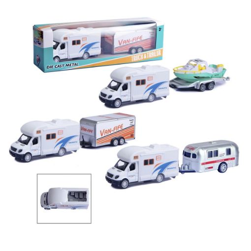 Picture of 1:38 Die Cast Pull-back R V W-Trailer - No 01769