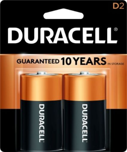 Picture of Battery Duracell D-2pk - No 00041333085616