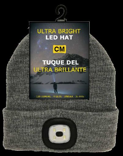 Picture of Tuque 4Led Lights Gray - No CAP-1GR