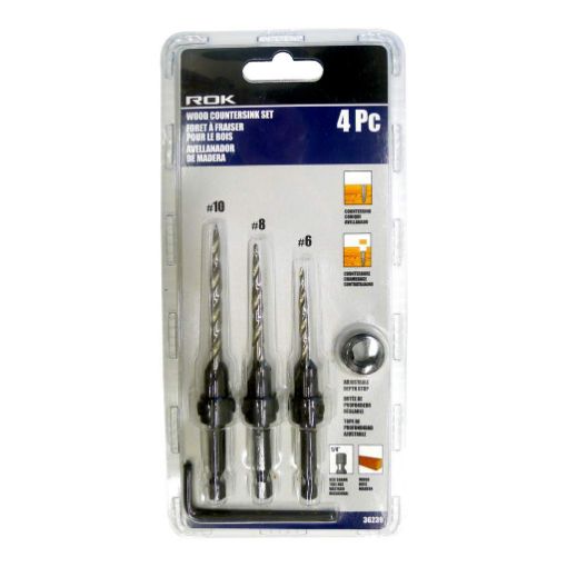 Picture of Bit Set Countersink 4Pcs - SKU: 36239