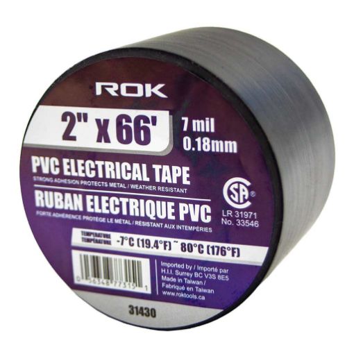 Picture of Electrical Tape Pvc Black 2inX66ft - SKU: 31430