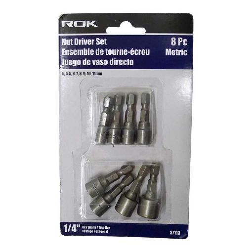 Picture of Nut Driver 8Pc Mertic - SKU: 37113