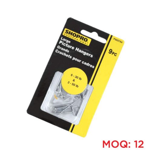 Picture of Picture Hangers Lg 8Pc Asst - SKU: P005784