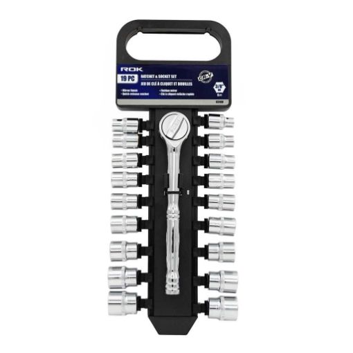 Picture of Socket Set 19Pc 3-8 - SKU: 63100