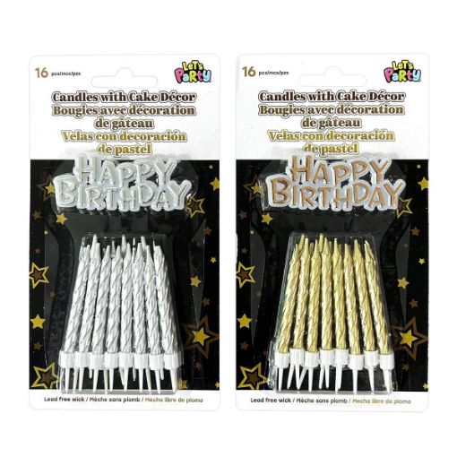 Picture of 16Pc Cake Décor - SKU: 45194