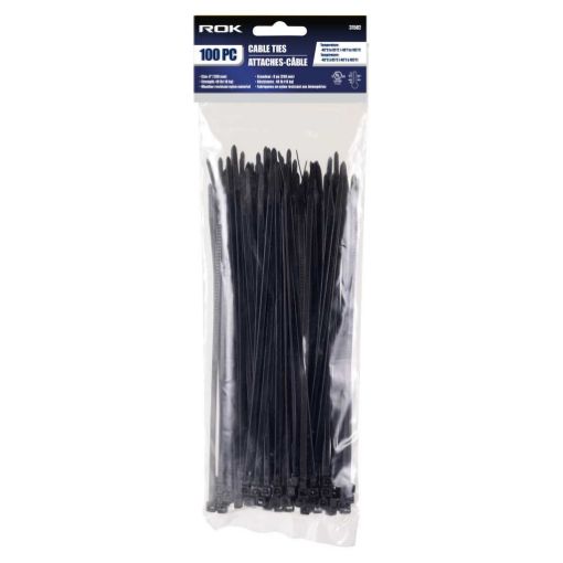 Picture of Cable Ties 100Pc 8in Black - SKU: 31502