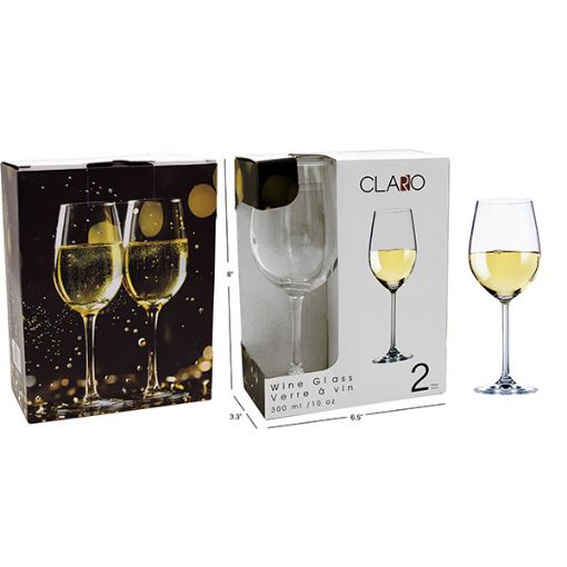 Picture of Wine Glass 465Ml 2Pk White - SKU: 079103