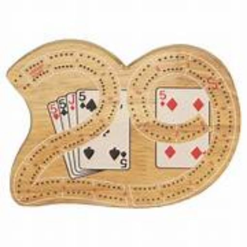 Picture of Cribbage Board #29 Wooden - SKU: 45-113