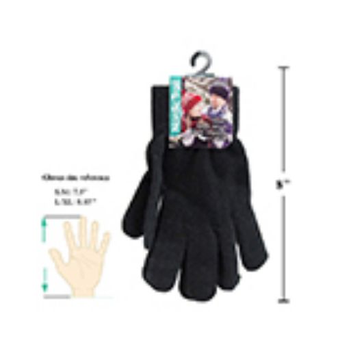 Picture of Gloves Knitted Cozywear Bk - SKU: 82680