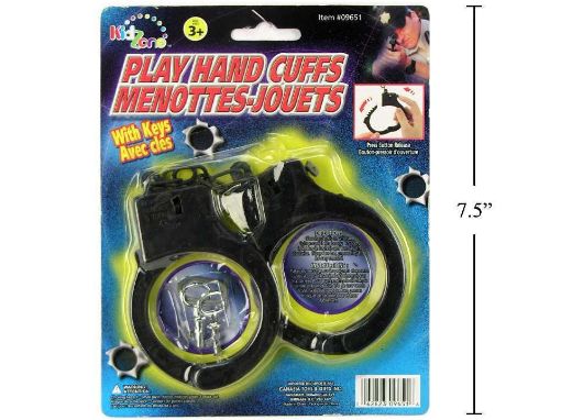 Picture of Play Hand Cuffs W-Keys - SKU: 09651