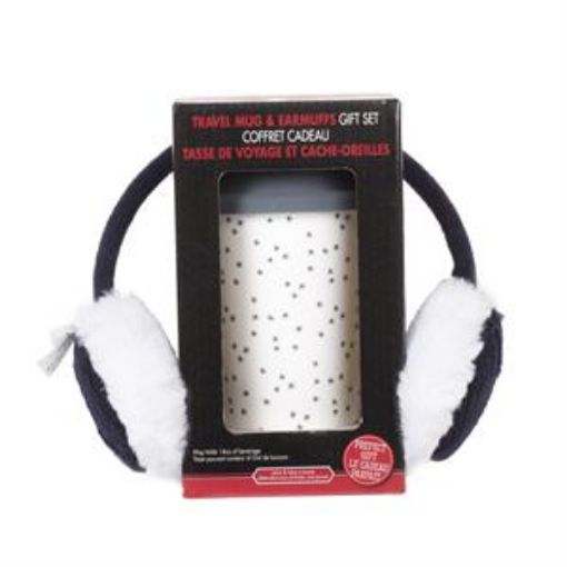 Picture of 14Oz. Ceramic Travel Mug & Earmuffs - SKU: 89126