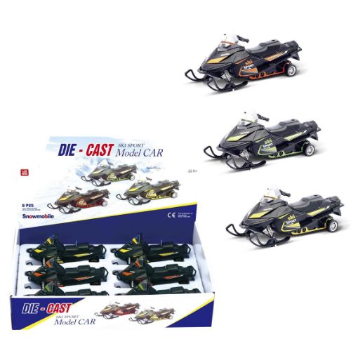 Picture of 1:32 Pull Back Diecast Snowmobile - SKU: 01448