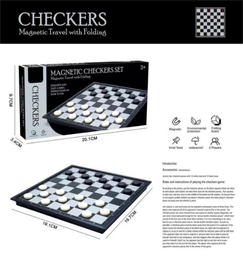 Picture of Checkers Game W-Magnetic Board - SKU: 11793