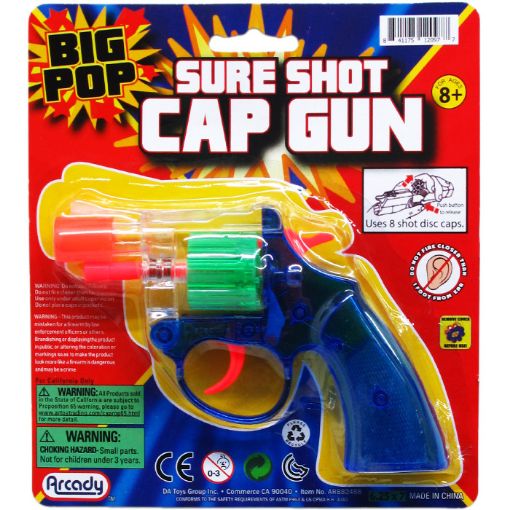 Picture of Cap Toy Gun Multi-Color 6in - SKU: ARB82488