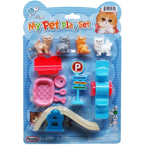 Picture of Cat With Accessories 1.5in 4Pcs - SKU: ARG9072