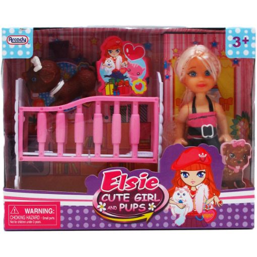 Picture of Doll Elsie With Pets 5in - SKU: ARZ7905