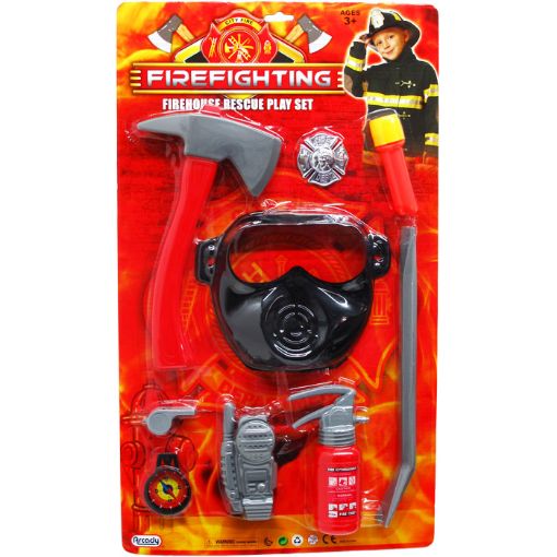 Picture of Fire Fighter Play Set 9Pcs - SKU: ARY1317