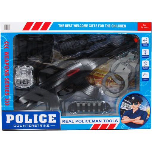 Picture of Police Sparkling 16in Toy Gun - SKU: ARY472