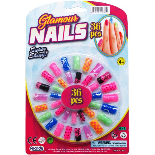 Picture of Nail Play Set 36Pcs - SKU: ARG32871