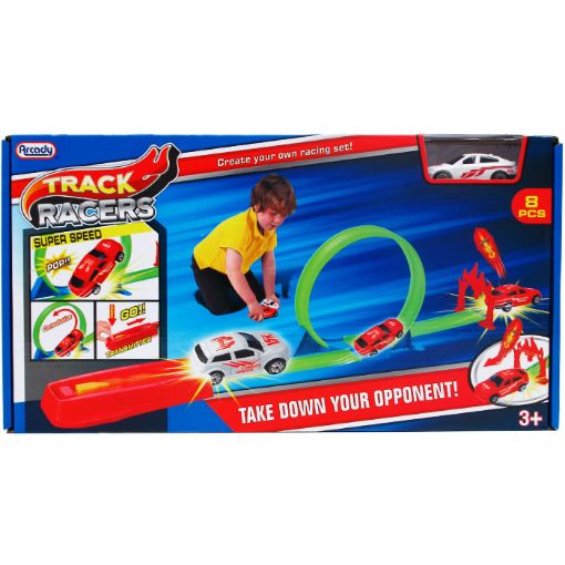 Picture of Track Racers Play Set 8Pk - SKU: ARY66881