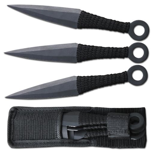 Picture of Knife 8in 3Pcs Set - SKU: TK086-385BK