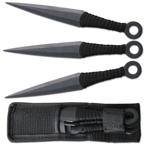 Picture of Throwing Knife 10in 3Pcs Set - SKU: TK086-310BK