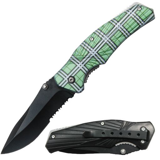 Picture of Pocket Knife 4.5In - SKU: BBK3417GN