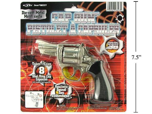 Picture of Cap Gun 6.5in 8-Shot - SKU: 08227
