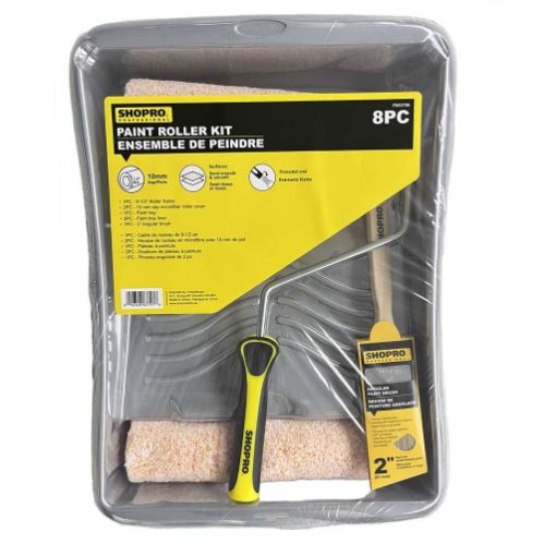 Picture of 8 Pc 9-1-2in Paint Roller Kit - SKU: P003790