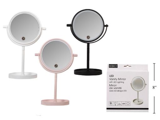Picture of Light-Up Mirror With Stand - SKU: 74833
