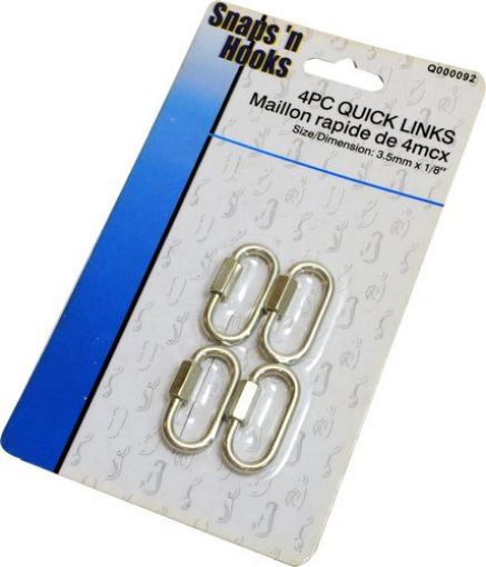 Picture of Quick Link 4Pc 1-8in Carded - SKU: Q000092