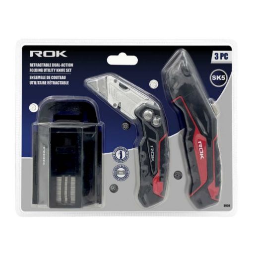 Picture of Knife Set Folding + Retractable - SKU: 31130