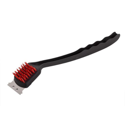 Picture of Bbq Nylon Grill Brush With Scraper - SKU: 81625
