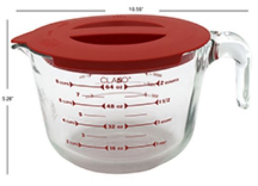 Picture of Measuring Cup 8 Cup Red Lid - SKU: 079342
