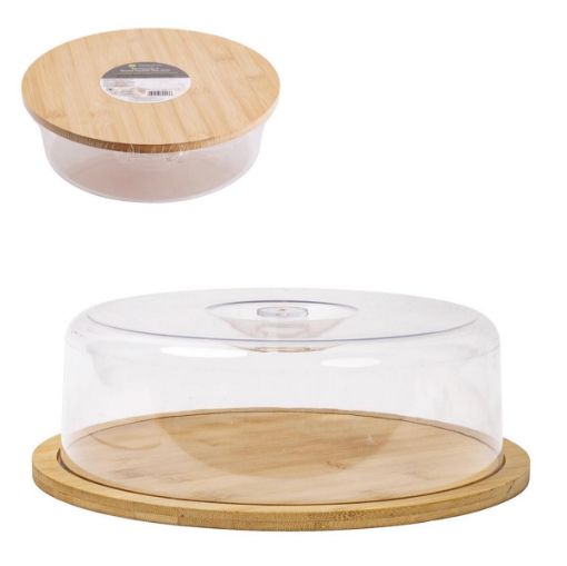 Picture of Cake Saver with Bamboo Base, 11.25"  - SKU: 70053