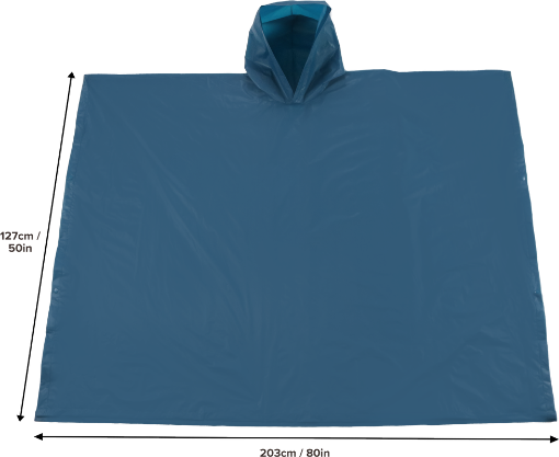 Picture of Rain Poncho - Blue - SKU: 2432