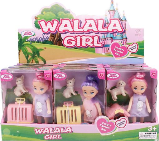 Picture of 4.5In Doll With Pet And Carrier - SKU: 06239