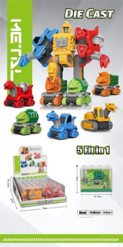 Picture of Diecast Dinosaur Robot Transformer - SKU: 09120